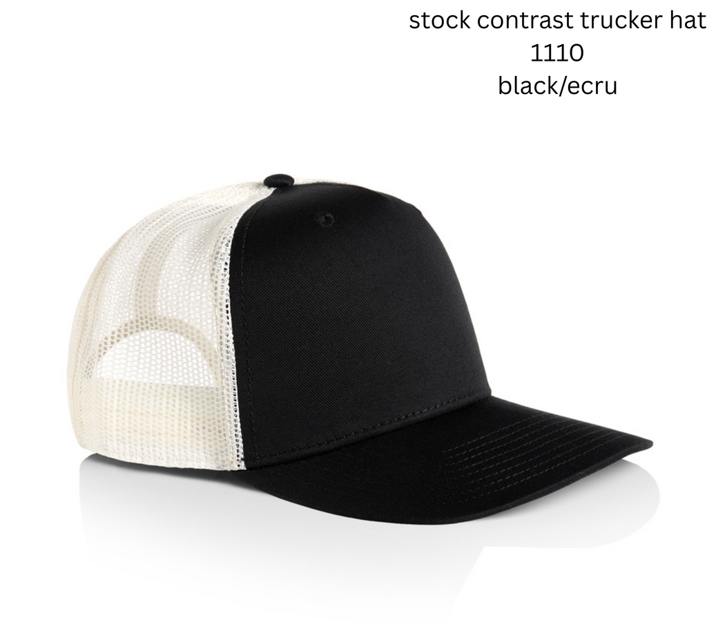 Stock Contrast Trucker Hat 1110