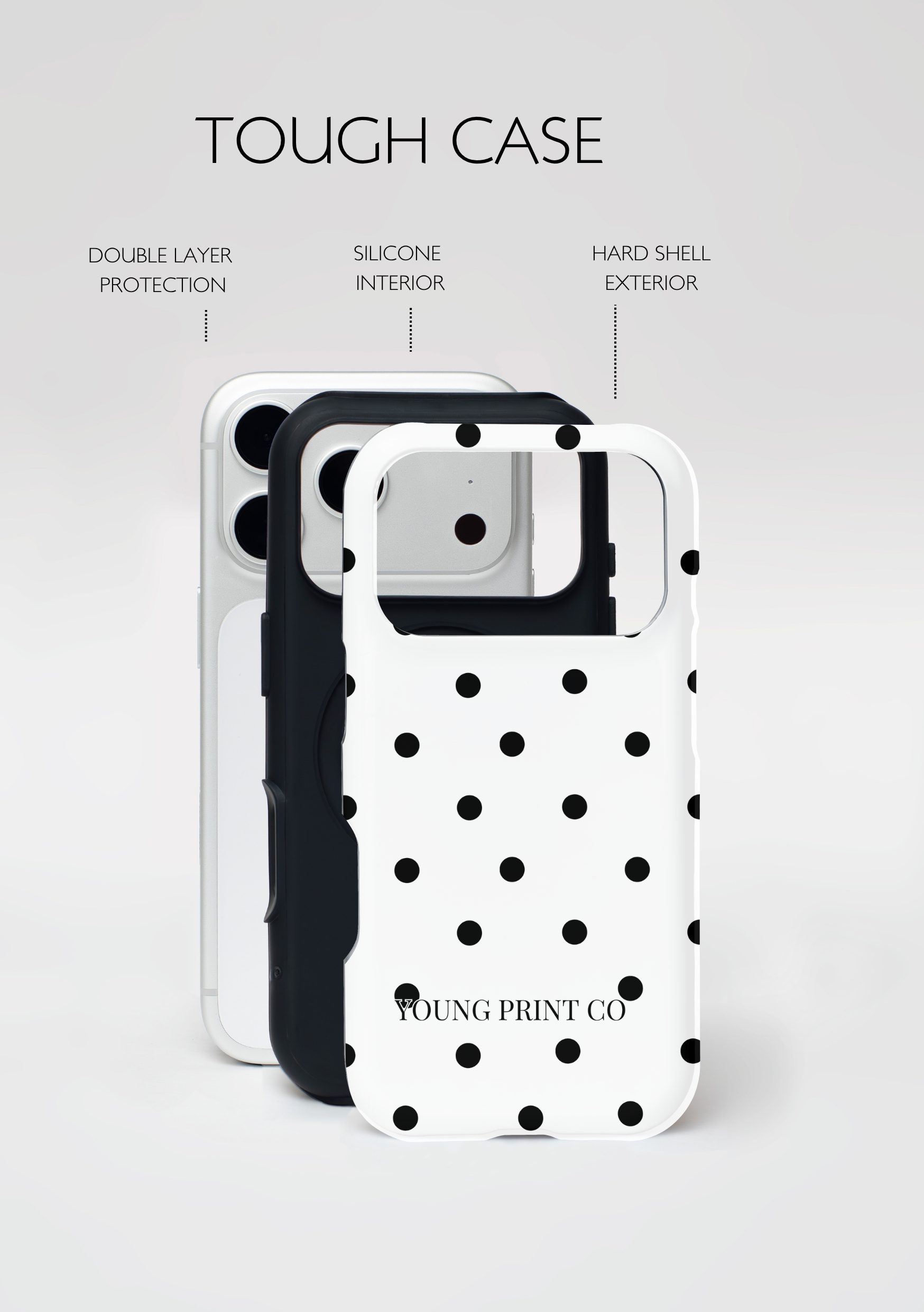 Black and White Polka