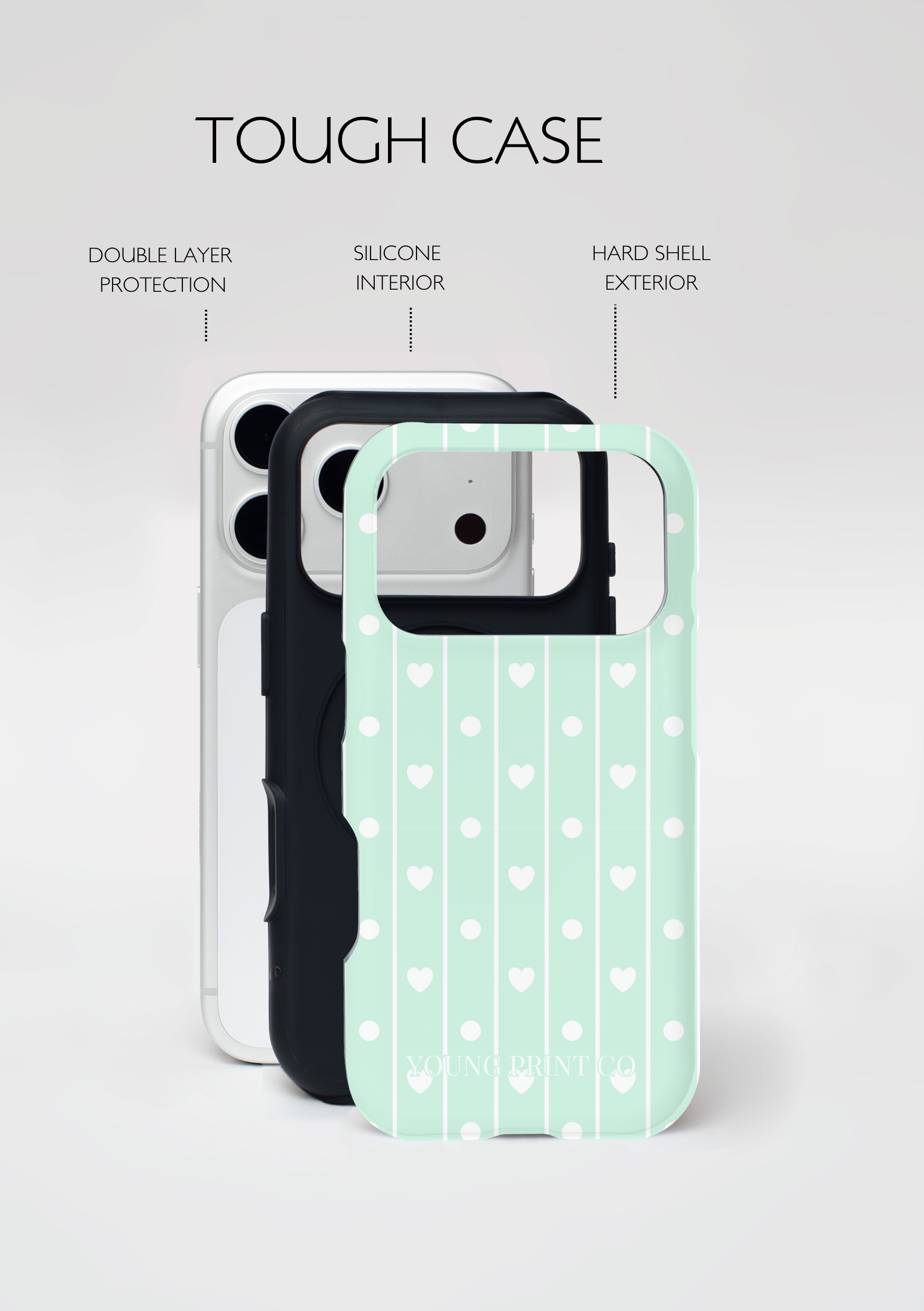 Green Heart Stripe