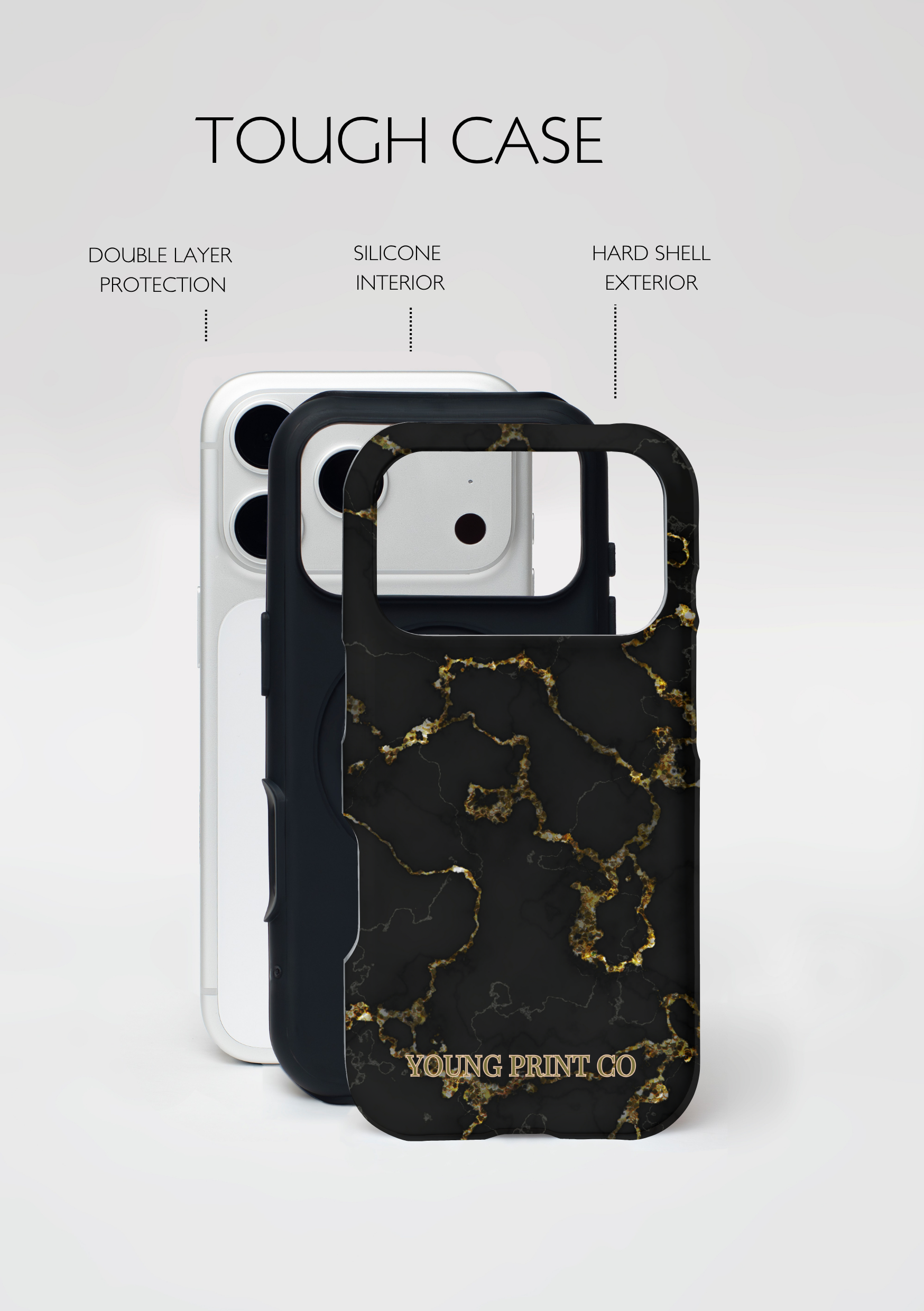Black and Gold Marble
