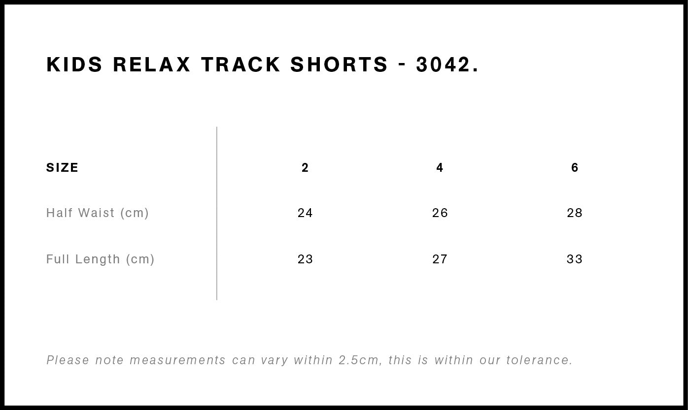 Kid's Track Shorts (PRE-ORDER) 3043