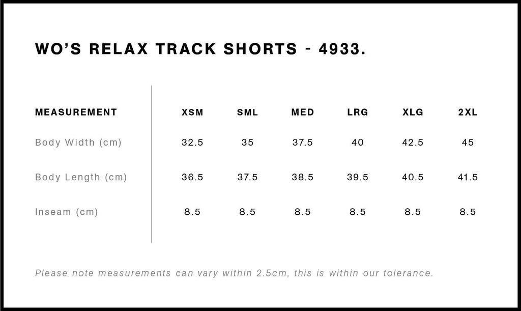 Ladies Trackie Shorts (PRE-ORDER) 4933