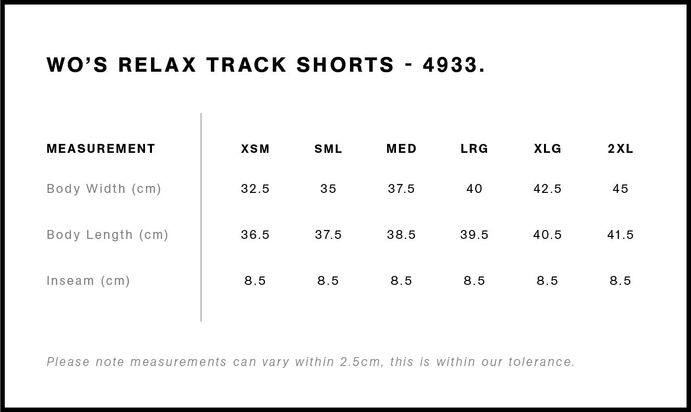 Ladies Trackie Shorts (PRE-ORDER) 4933