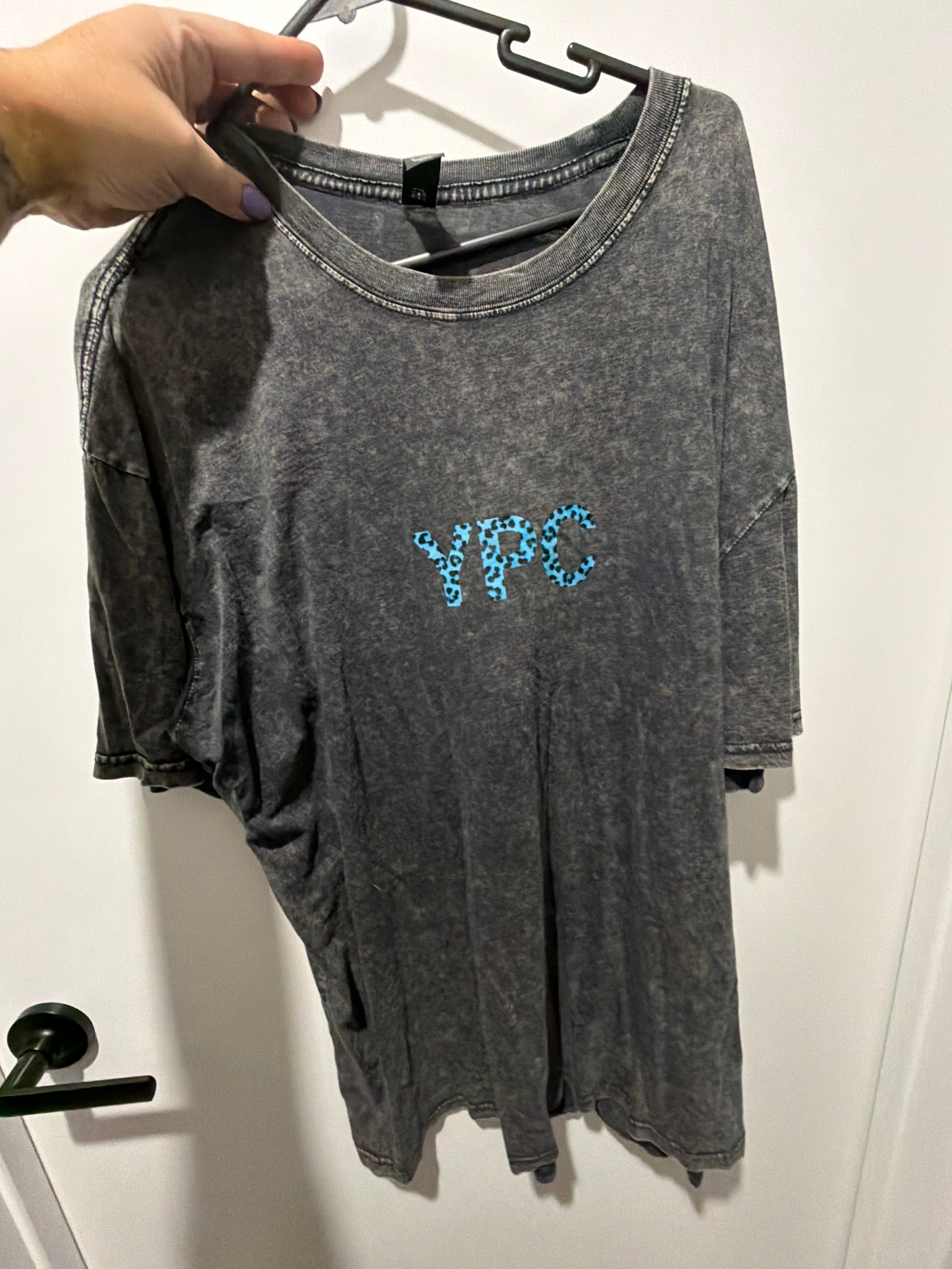 Acid wash tee