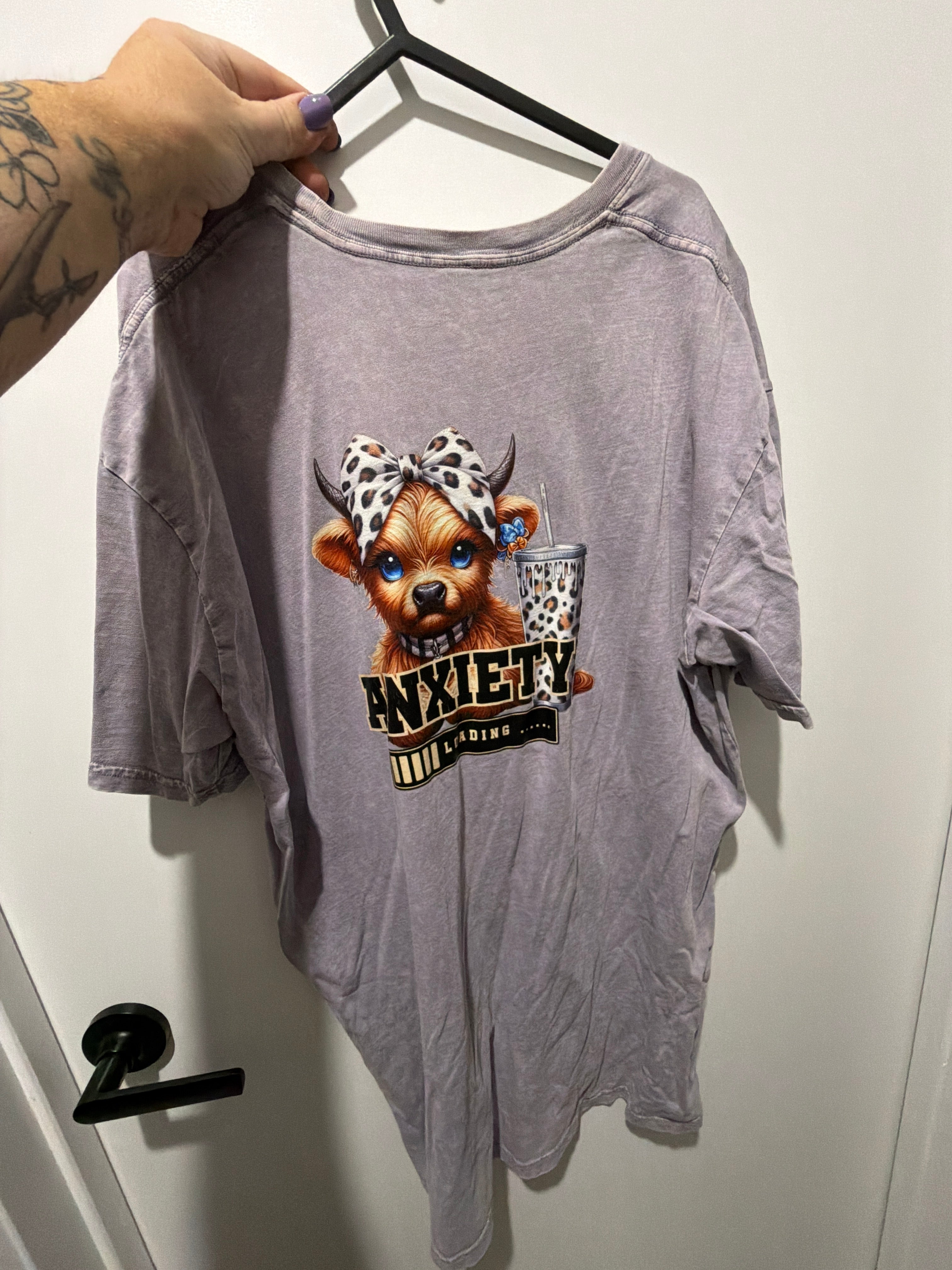 Purple acid wash