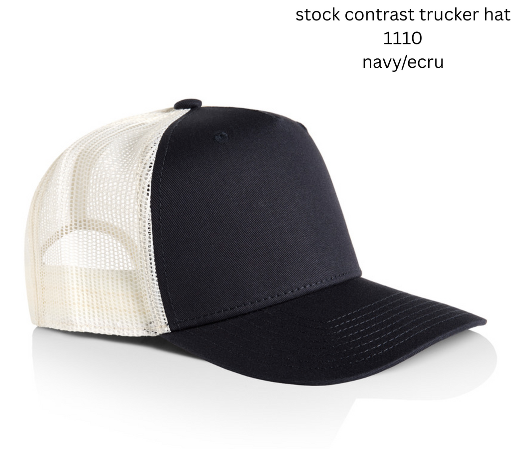 Stock Contrast Trucker Hat 1110