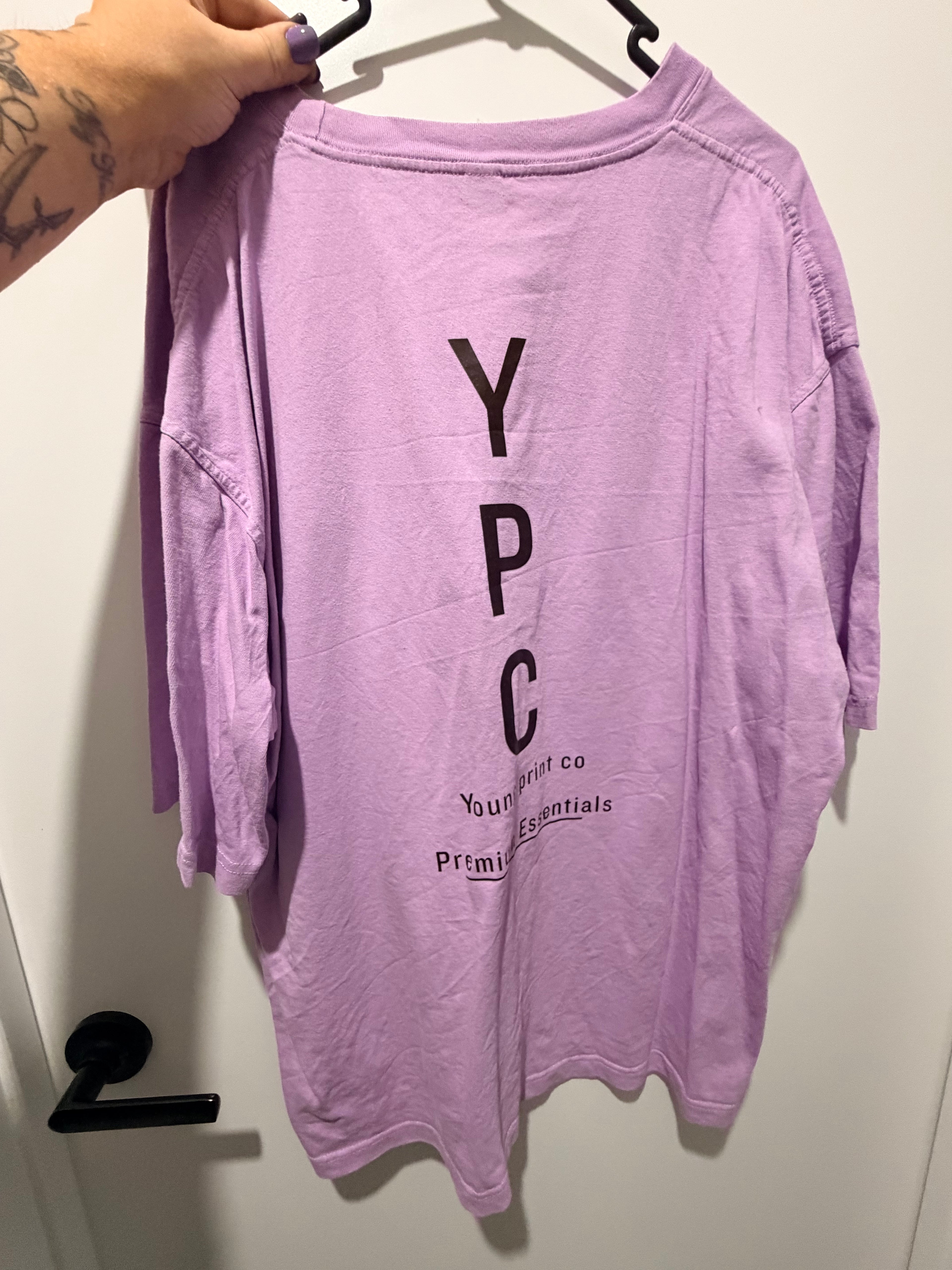 Purple oversized tee